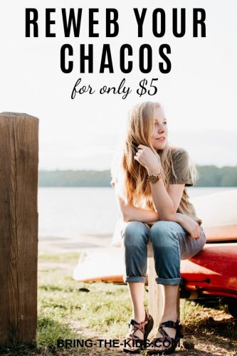 Chaco sandals on girl