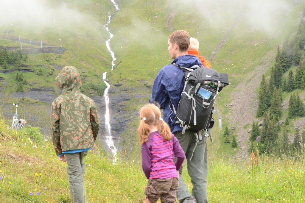 swiss alps hiking with kids