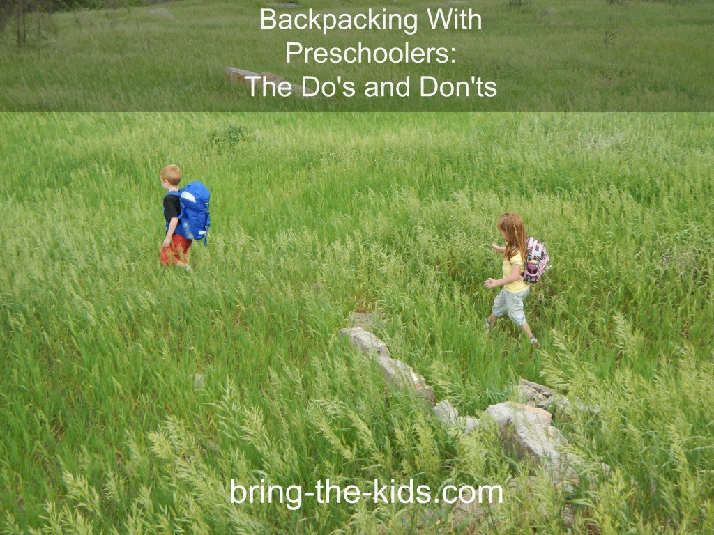 backpacking preschoolers