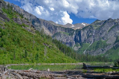 avalance lake, glacier lake