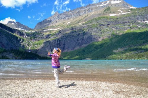 glacial lake, grinnell lake