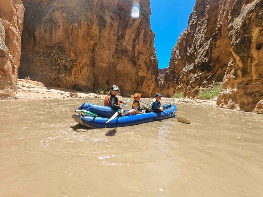 Kayaking with kids