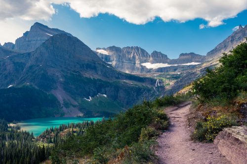 glacier view, glacial lake