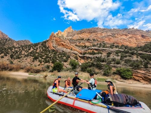 rafting green river lodore with kids