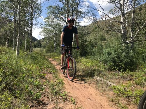 Dry fork canyon mountain biking