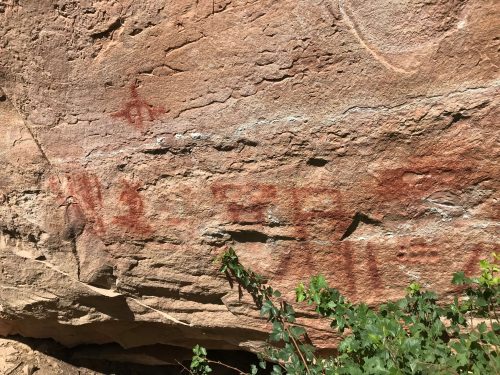 pictographs jones hole