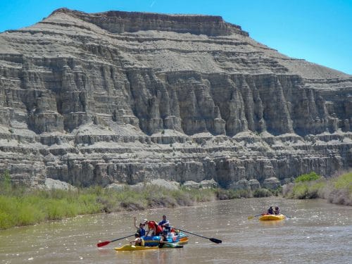 rafting desolation canyon with kids