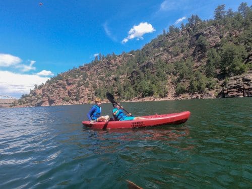 Paddling Flaming Gorge