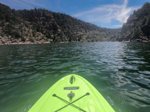 Paddling Flaming Gorge