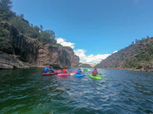 Paddling Flaming Gorge