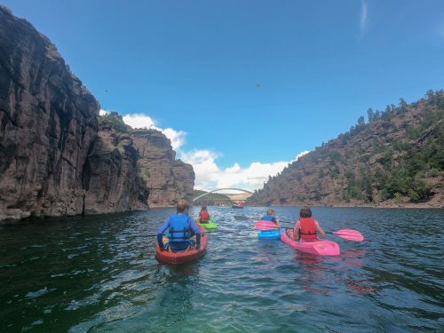 Paddling Flaming Gorge