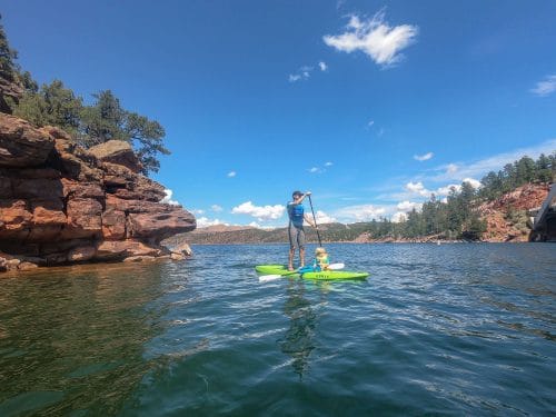 Paddling Flaming Gorge