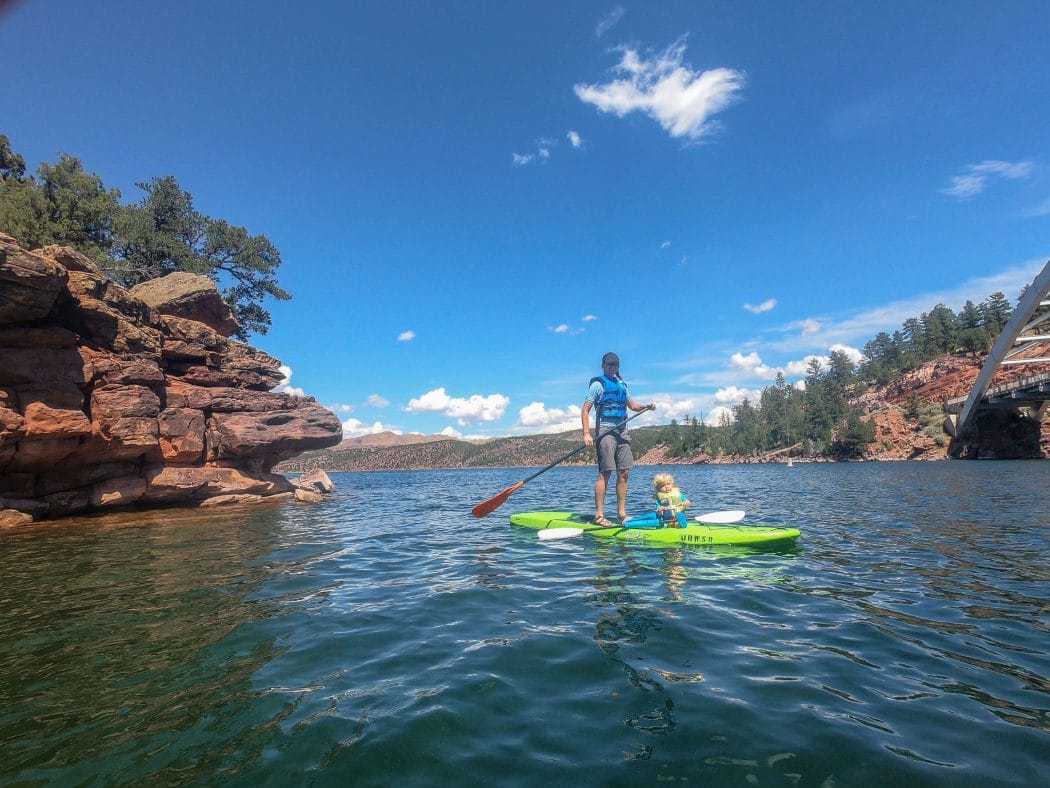 Paddling Flaming Gorge