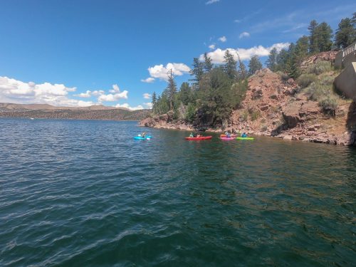 Paddling Flaming Gorge