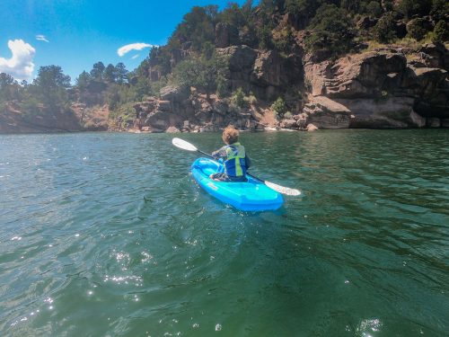 Paddling Flaming Gorge