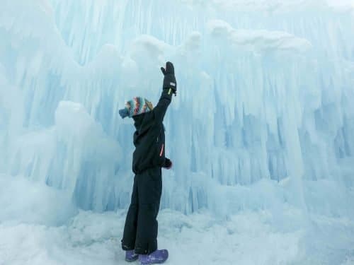 Ice Castles with kids