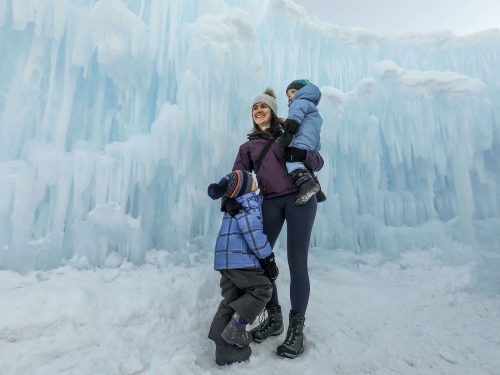 Ice Castles with kids