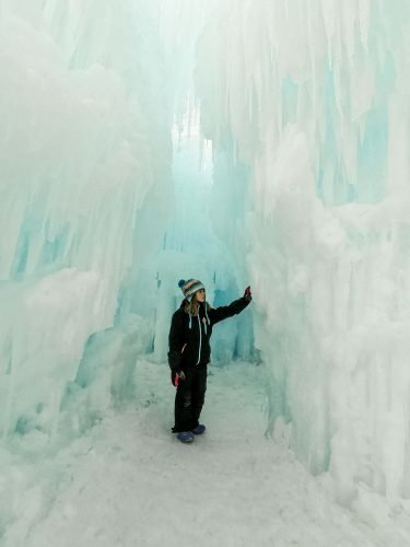 Ice Castles with kids