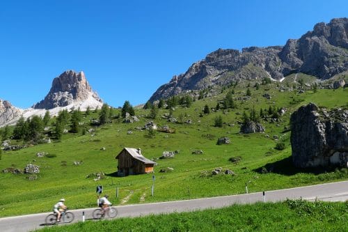 road biking dolomites