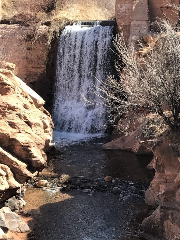 Mill Creek Waterfall Moab