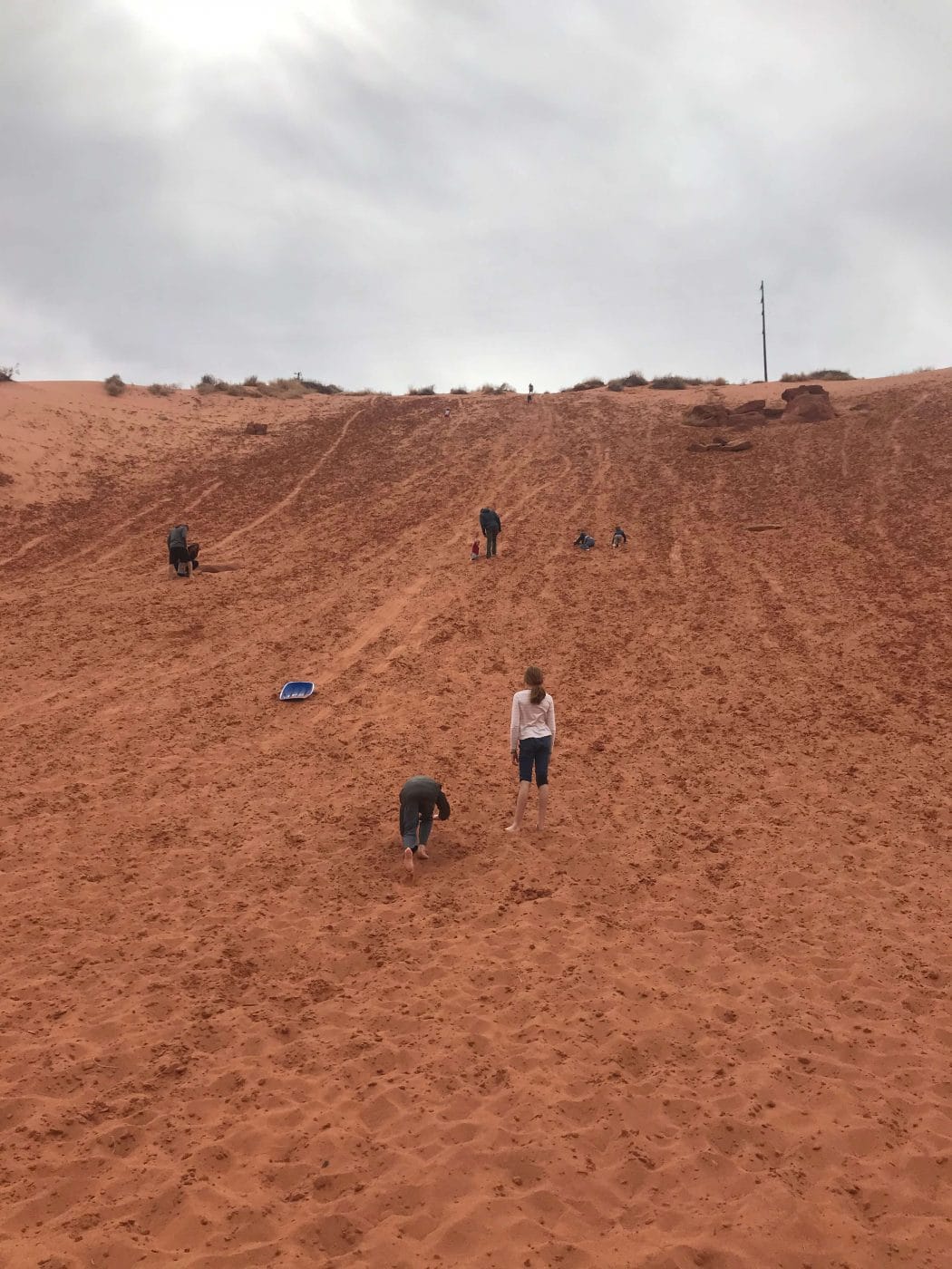 moab sand hill by arches national park