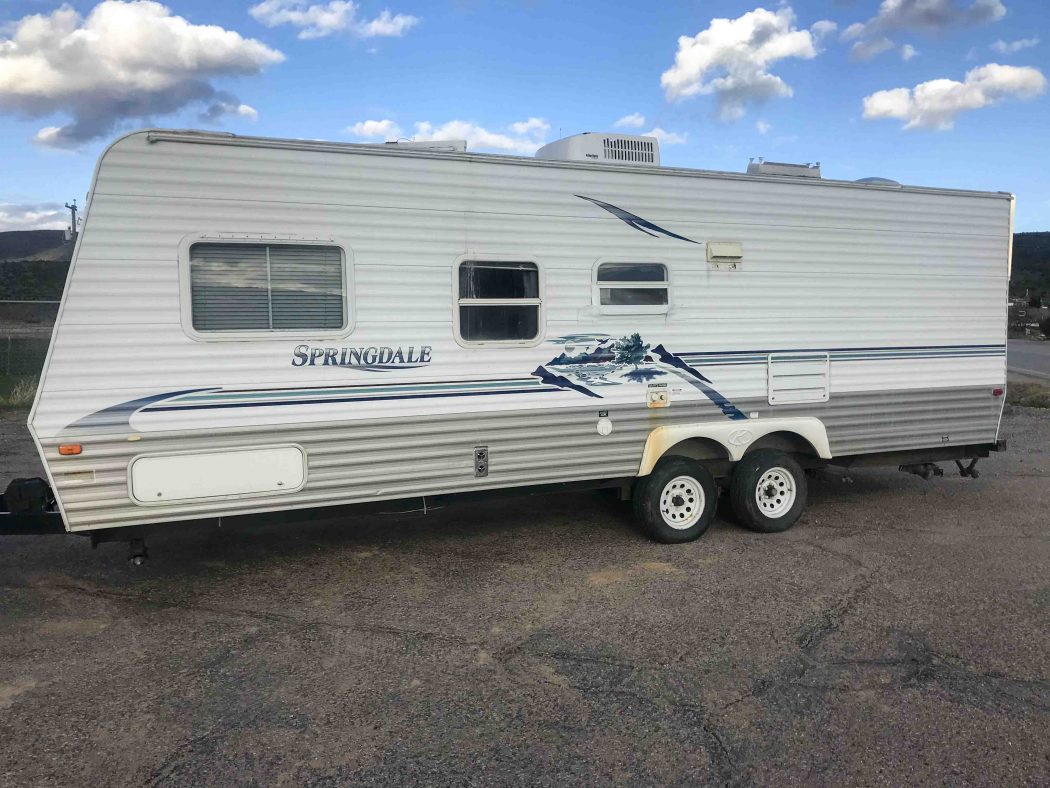 used travel trailer