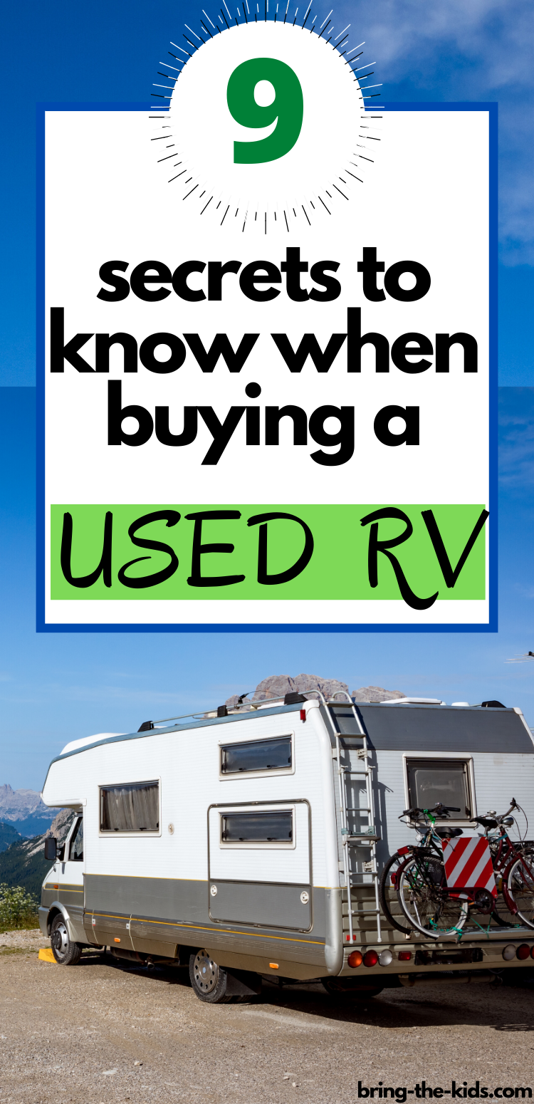 9 Secerts for Buying a Used RV