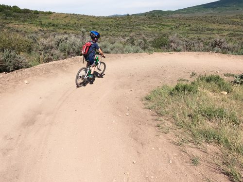 Mountain Biking Trailside Park City