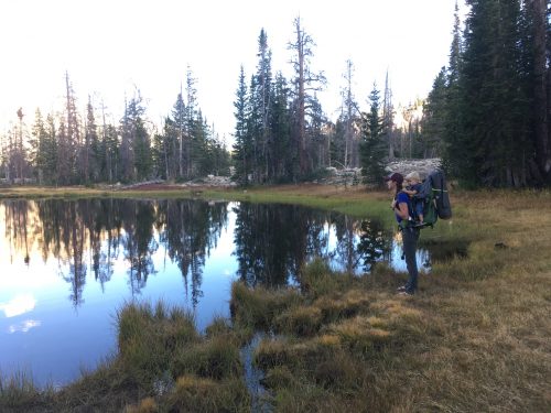 Ruth lake hiking with kids