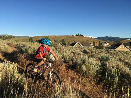 mountain biking Coyote canyon