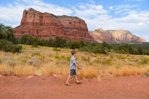 sedona hiking with kids