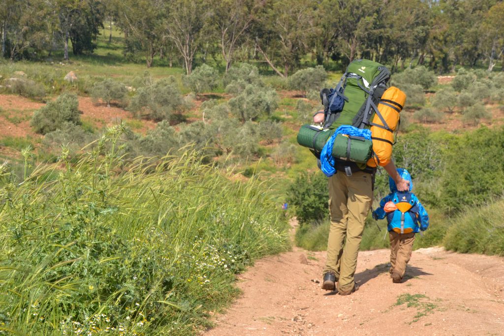 backpacking with kids