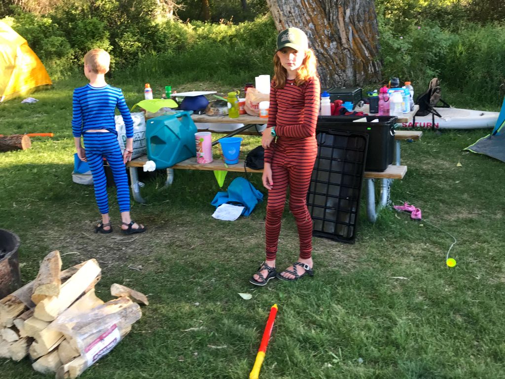 kids camping base layers