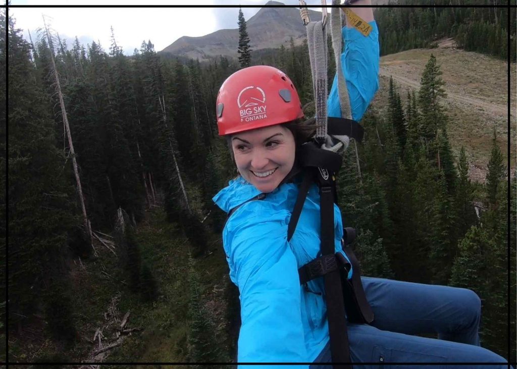 MOntana zipline big sky