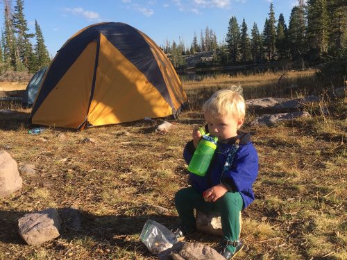 toddler at camp