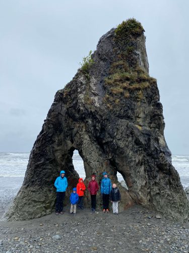 ruby beach with kids