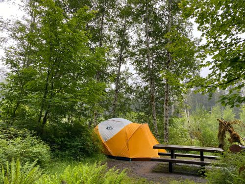 Sol Duc Campground Olympic national park