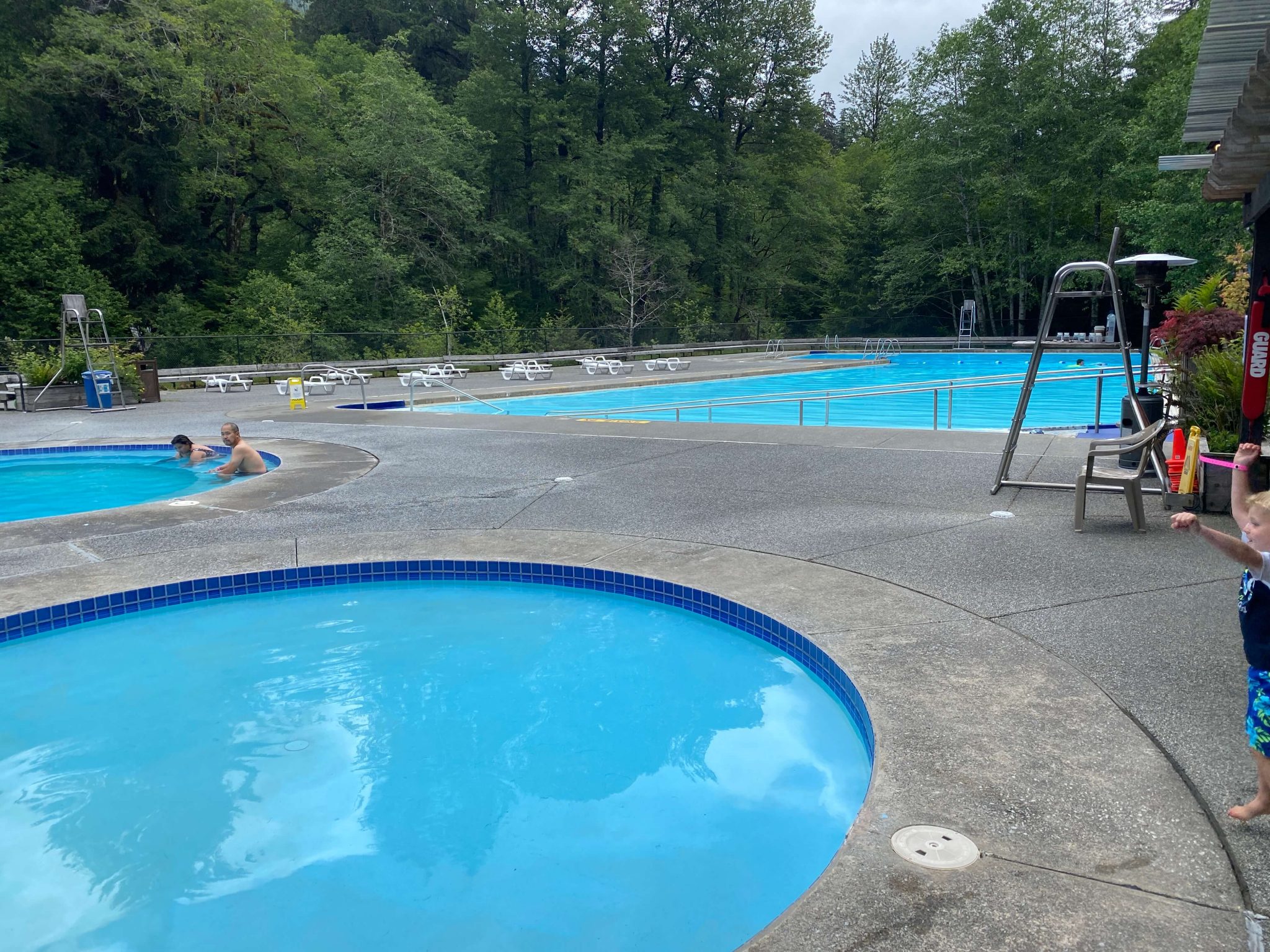 Sol Duc Hot springs with kids