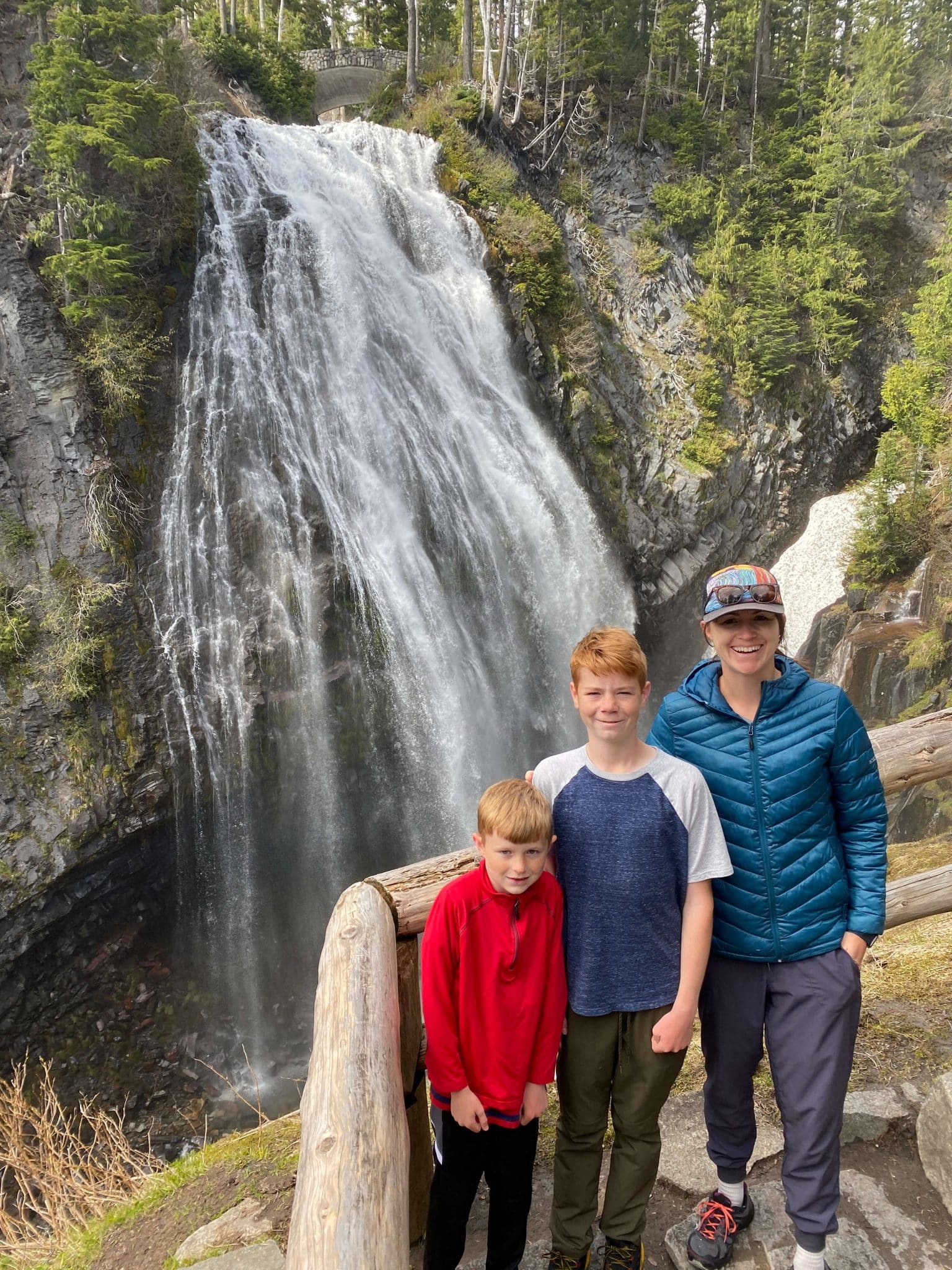 Narada Falls hike with kids