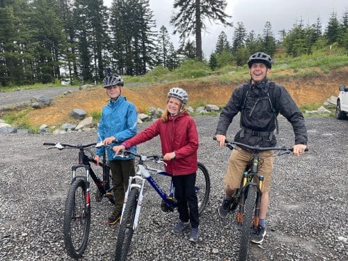 mountain biking with kids near portland