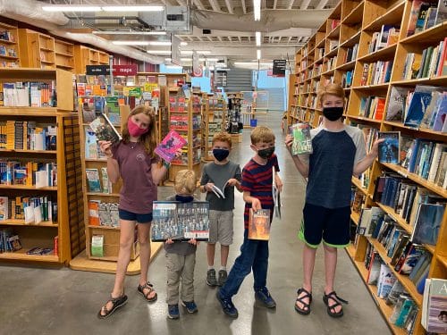 Powells bookstore portland with kids