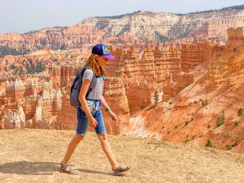 Rim Trail bryce canyon with kids