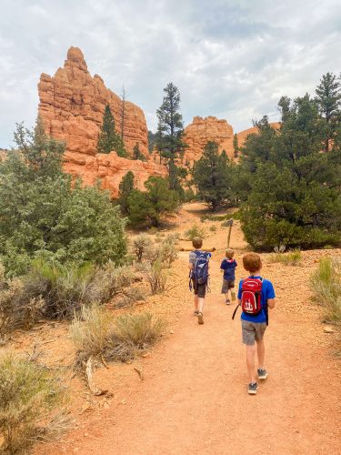 hoodoo trail with kids