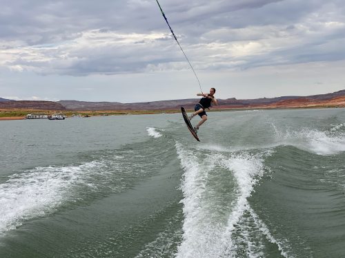 wakeboarding Lake Powell