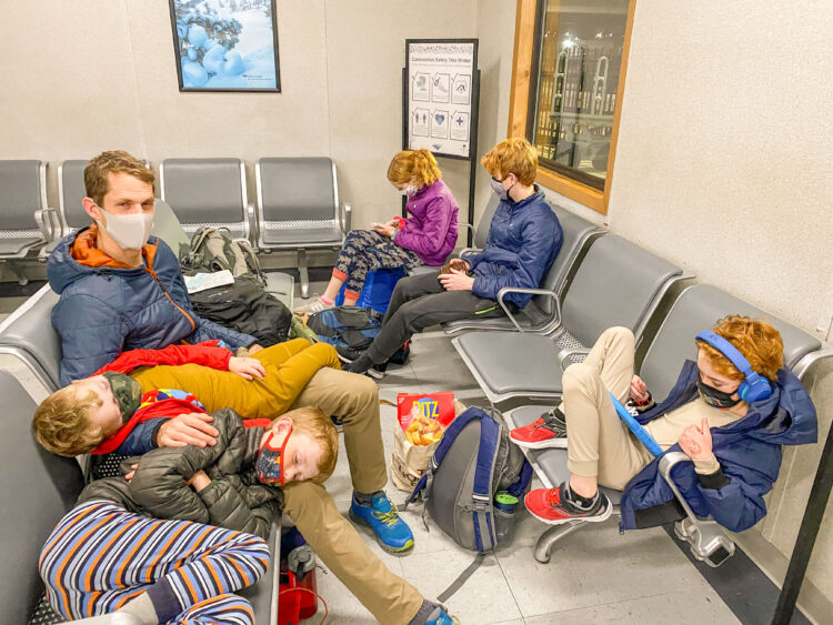 inside the salt lake city amtrak train station