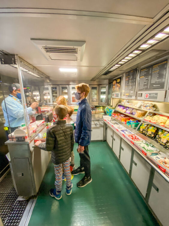 cafe on amtrak 