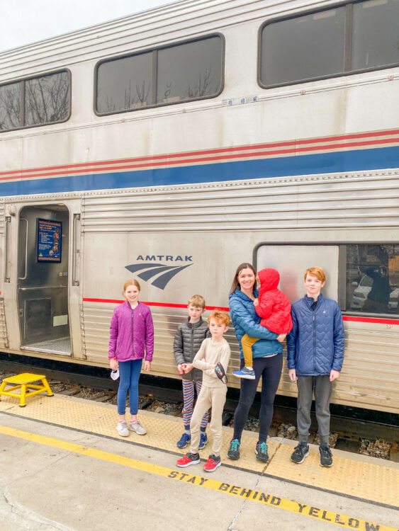 colorado amtrak with kids