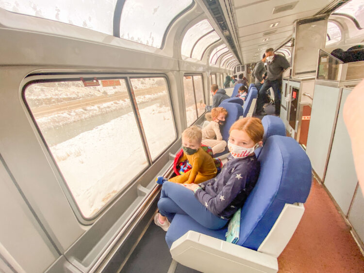 amtrak observation car