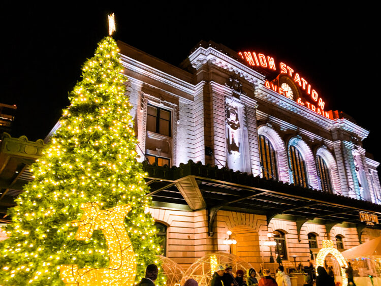 downtown denver union station with kids