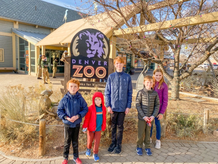 downtown Denver Zoo with kids